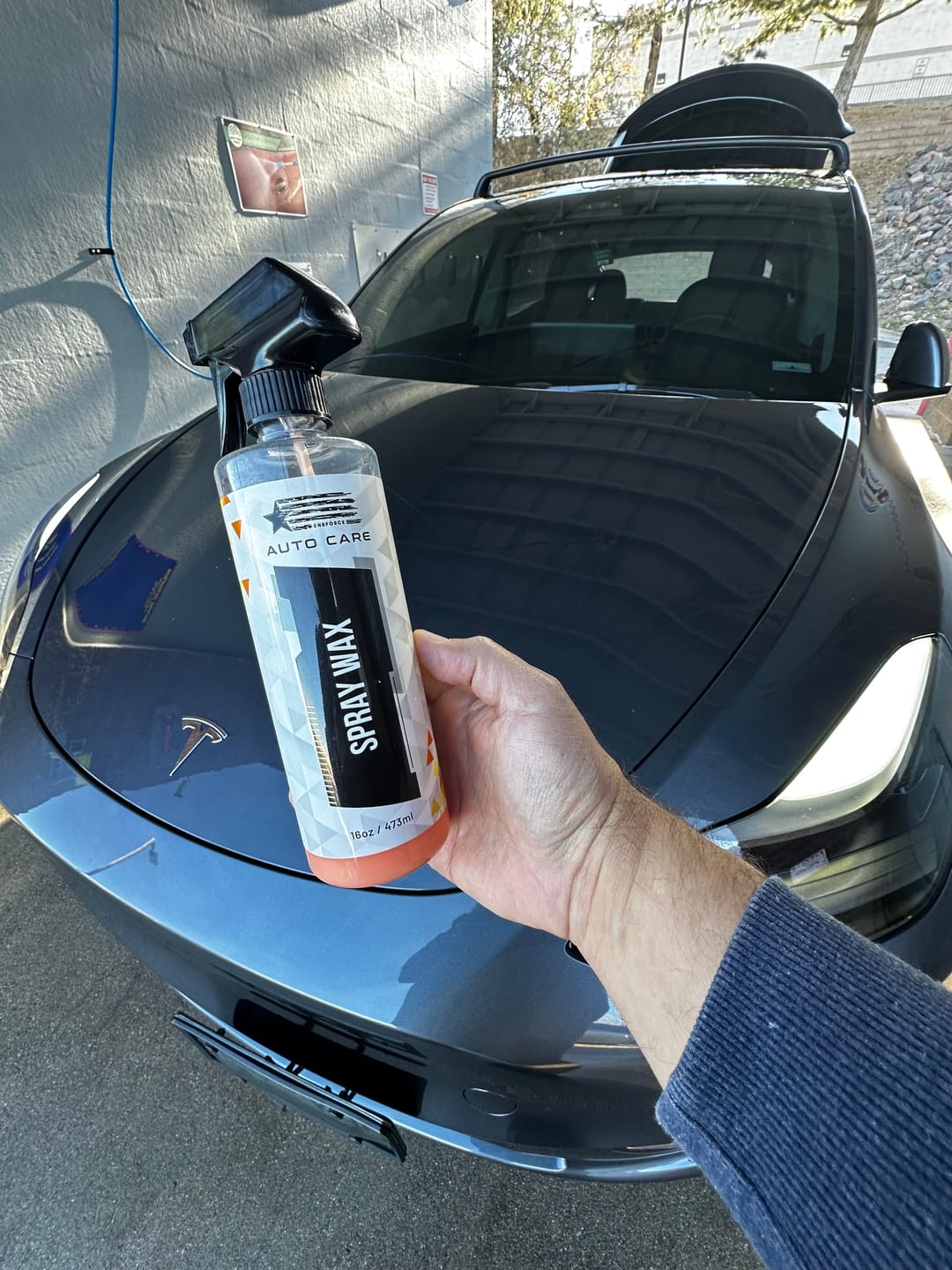Customer photo review of Wax Spray - Auto