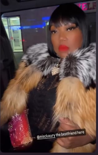 Customer photo review of Marnie Fox Fur Bolero