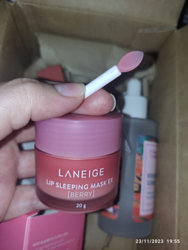 Customer photo review of Lip Sleeping Mask 20g