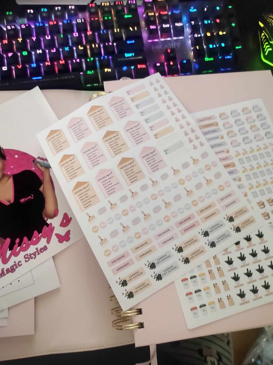 Customer photo review of Home Sticker Pack