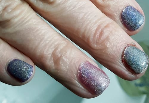Customer photo review of Longwear Nail Polish - Thunder