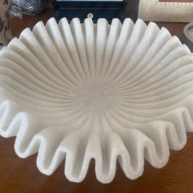 Customer photo review of The Fluted Marble Bowl