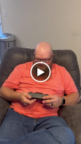 Customer video review of .308 Real Bullet Casing Refillable Twist Pen - Tactical Gift Box - Polished Brass