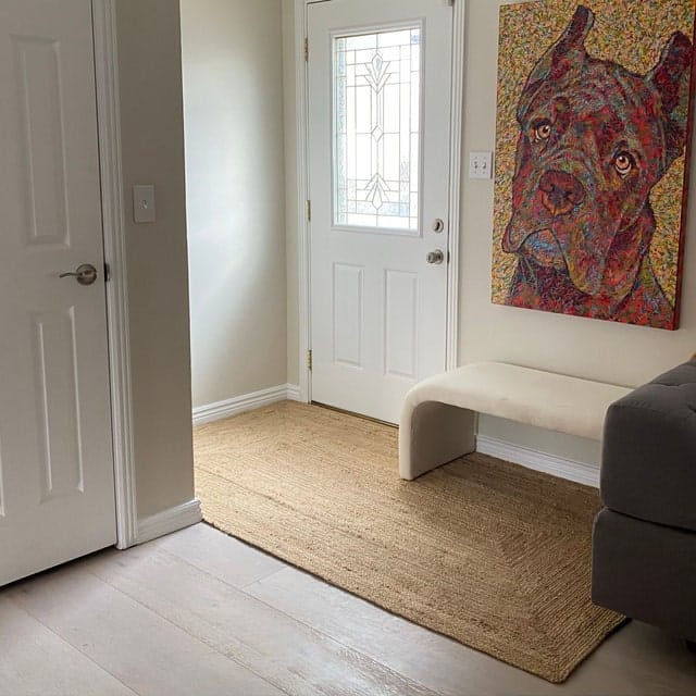 Customer photo review of Bohemian Natural Jute Rug