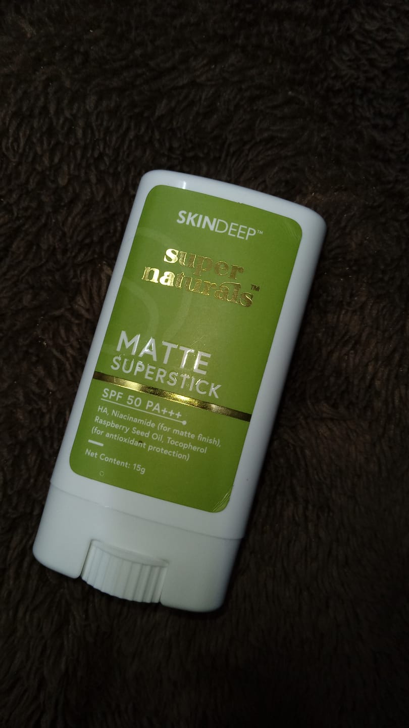 Customer photo review of MATTE SUPERSTICK - SPF 50 PA+++