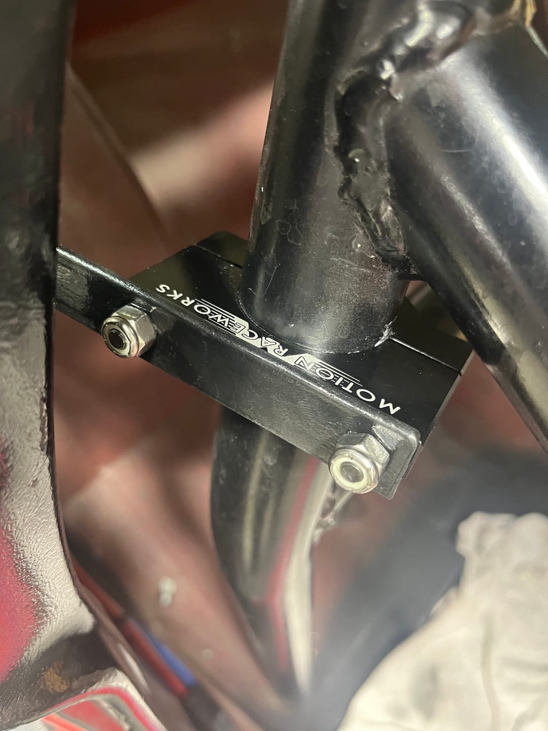 Customer photo review of Motion Raceworks 1.625" (1 5/8") Roll Bar Mount 18-12003