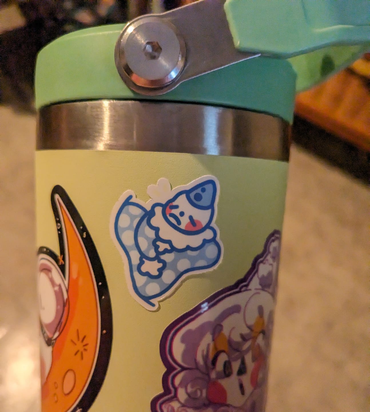 Customer photo review of Cute Lil Clowns Sticker Sheet