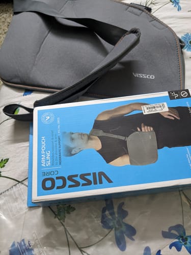 Customer photo review of Arm Pouch Sling (Mild Support)| Provides Support to the Shoulder & Arm (Grey)