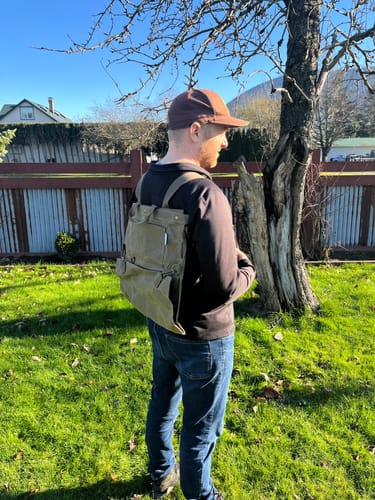 Customer photo review of The Field Bag