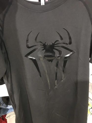 Customer photo review of Spider Compression T-Shirt Black Edition