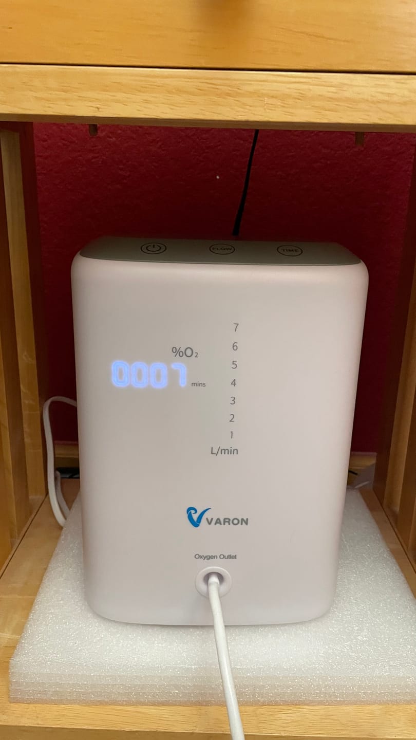 Customer photo review of 1-7L/Min Home Oxygen Concentrator VH-3