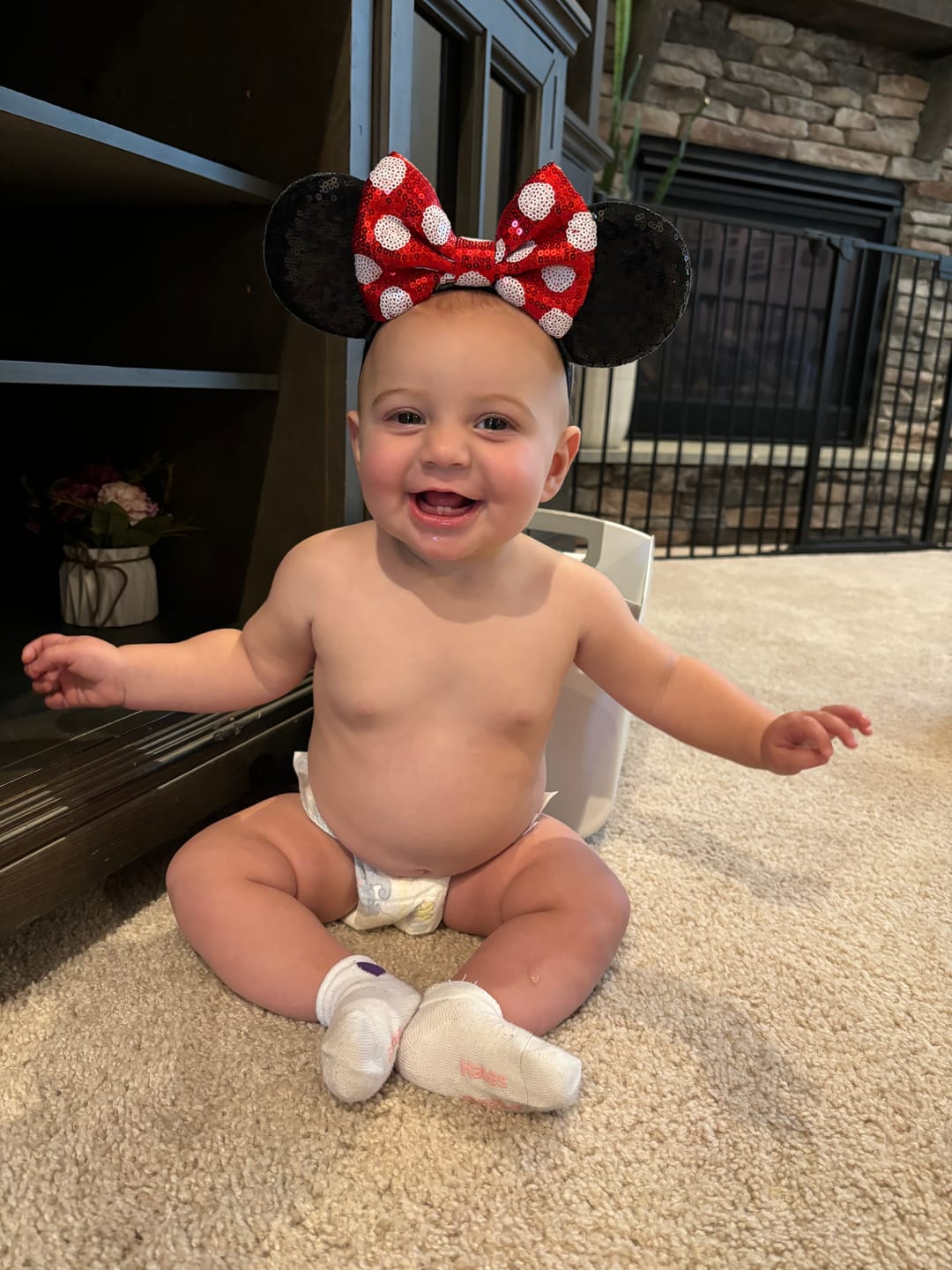 Customer photo review of Baby Minnie Ears