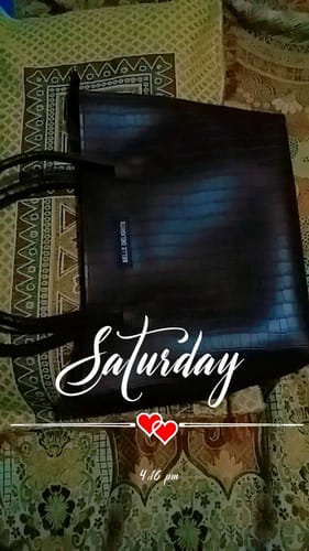 Customer photo review of Crossbody Black Mimi Bag