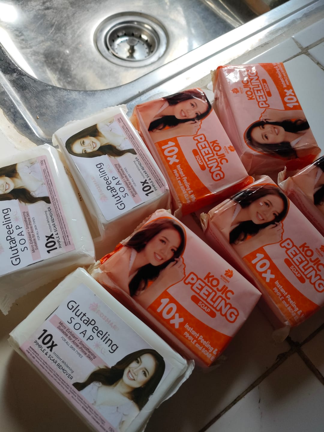 Customer photo review of Rosmar gluta peeling soap