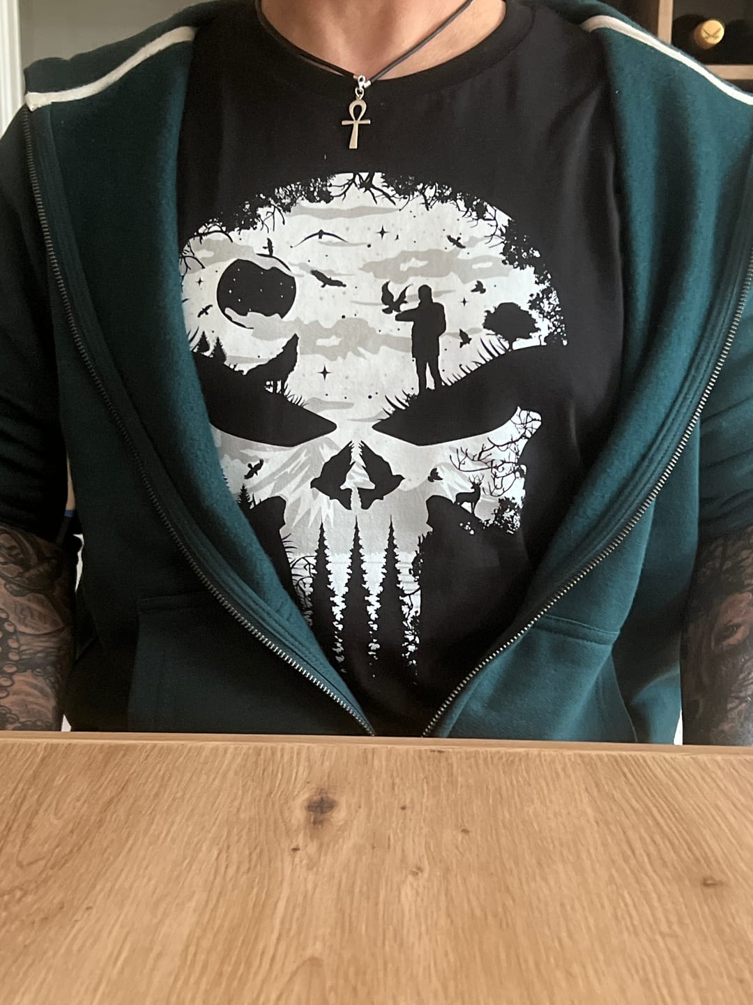 Customer photo review of Nature Skull - Bio Herren Shirt