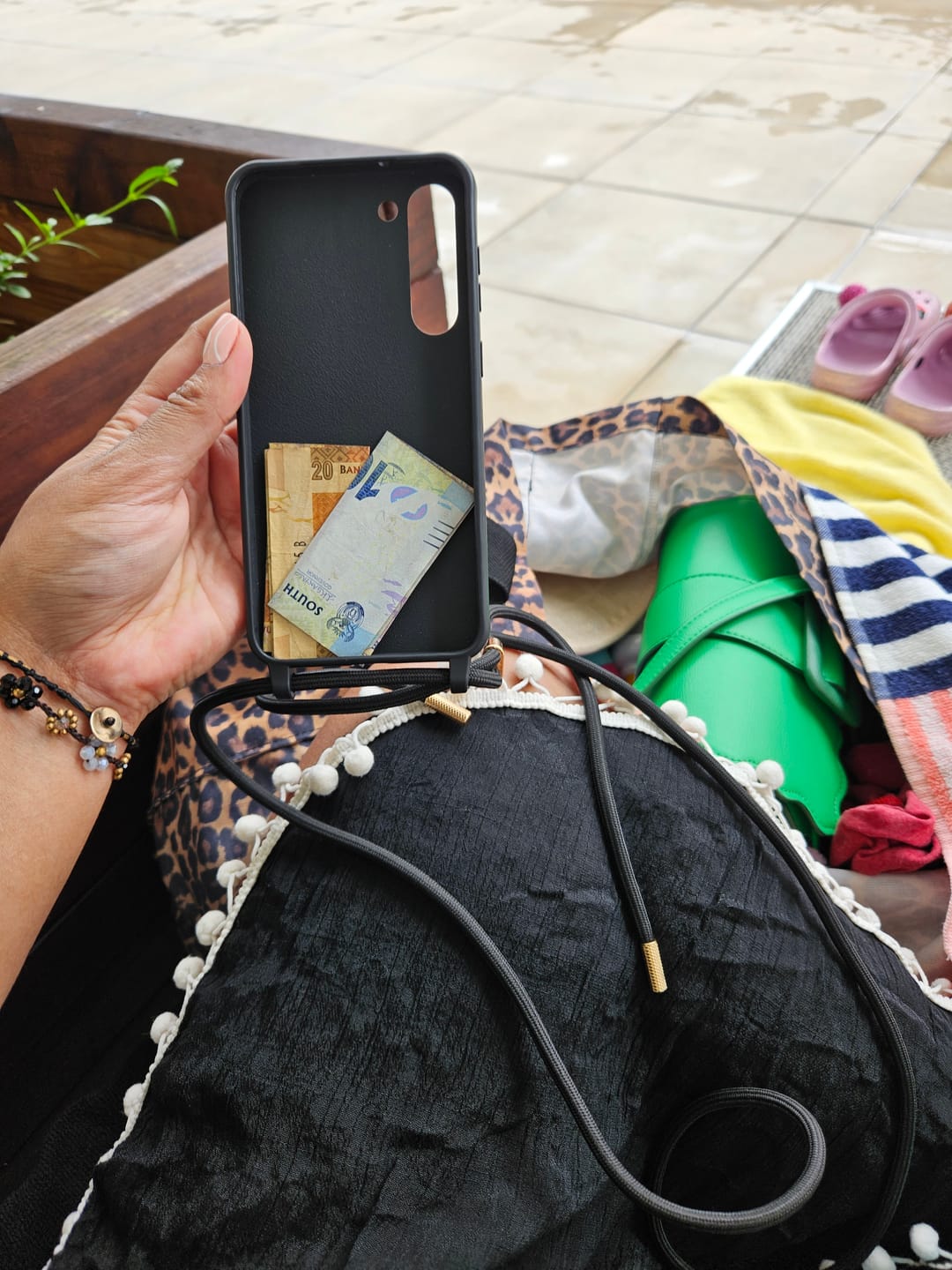 Customer photo review of Classic Black Rope Strap and Cover