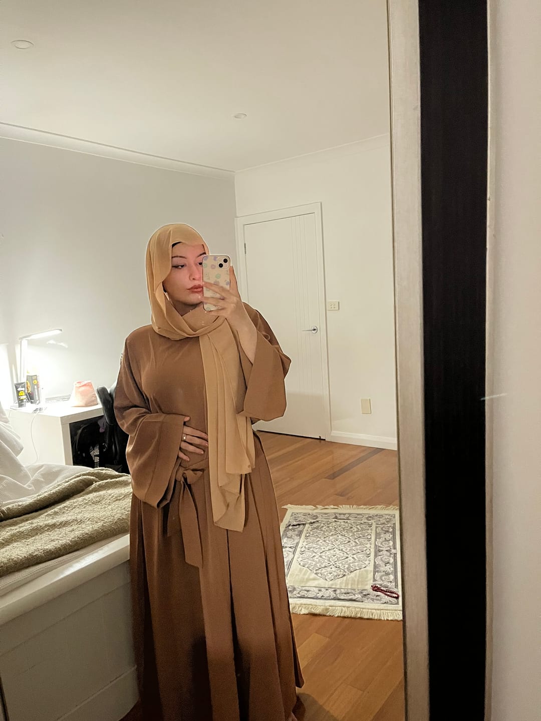 Customer photo review of Khatijah Abaya - Brown