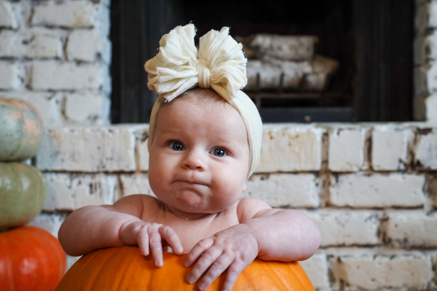 Customer photo review of Ruffled Headband- Ivory