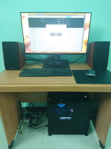 Customer photo review of Edifier R1700BTs Active Bluetooth Bookshelf Speakers