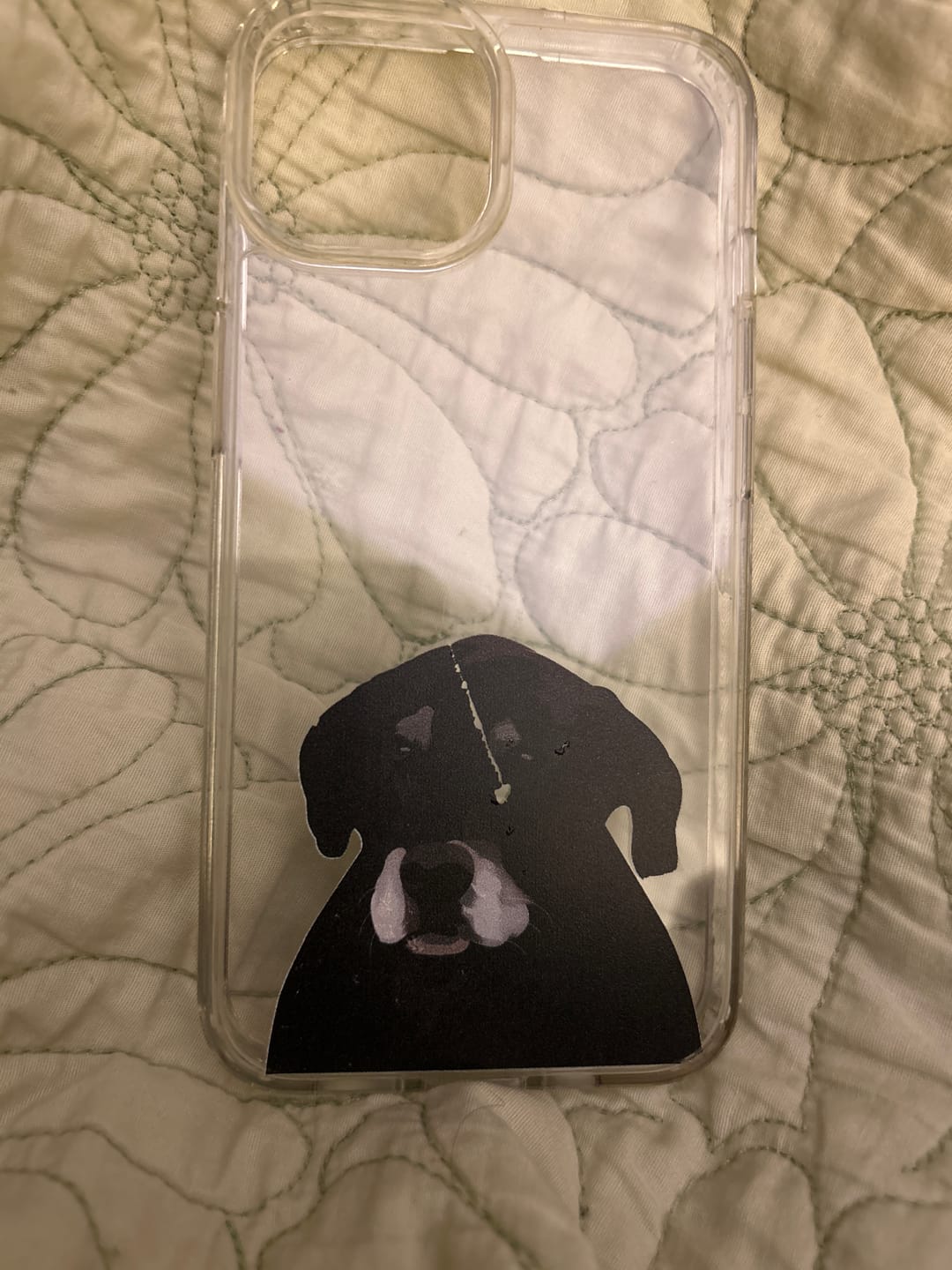 Customer photo review of Custom Pet Portrait Phone Cases