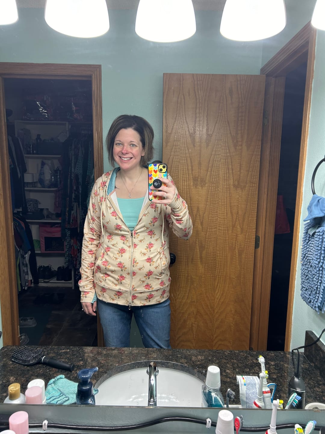 Customer photo review of Rosa Full Zip Woman's Hoodie