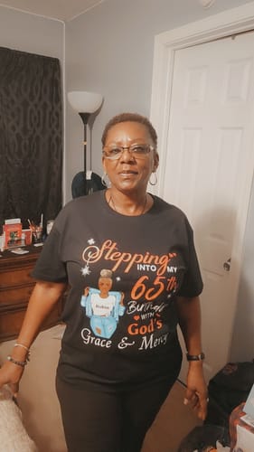 Customer photo review of 65th Birthday With God's Grace & Mercy