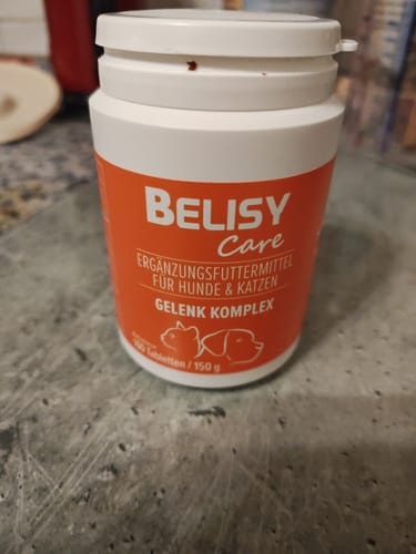 Kundenbewertung mit Foto zu BELISY > Gelenk Komplex < Gelenktabletten für Hunde & Katzen - 100 Tabletten