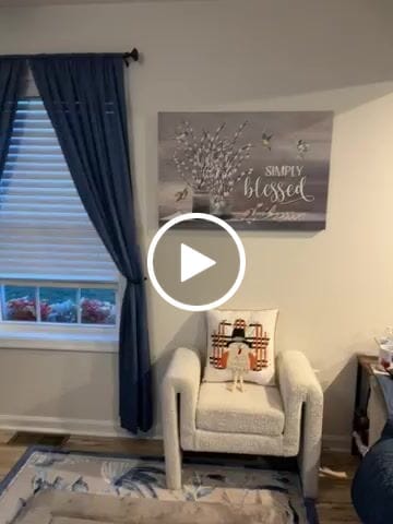 Customer video review of Christian canvas wall art, Simply blessed wall decor