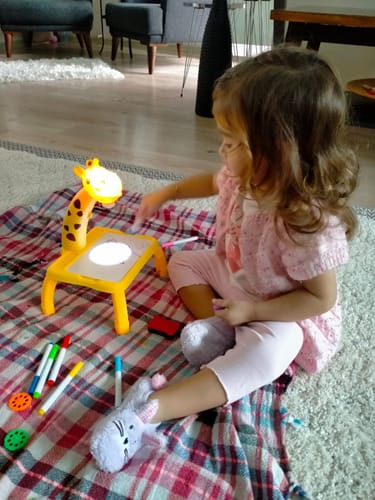 Customer photo review of Elix™ Projeksiyon çocuk çizim masası