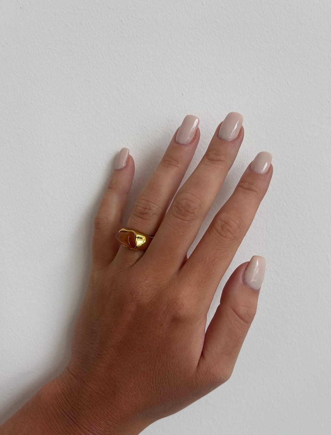 Customer photo review of Irregular Gemstone Ring
