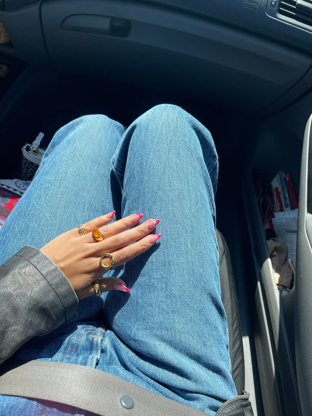Customer photo review of Irregular Gemstone Ring