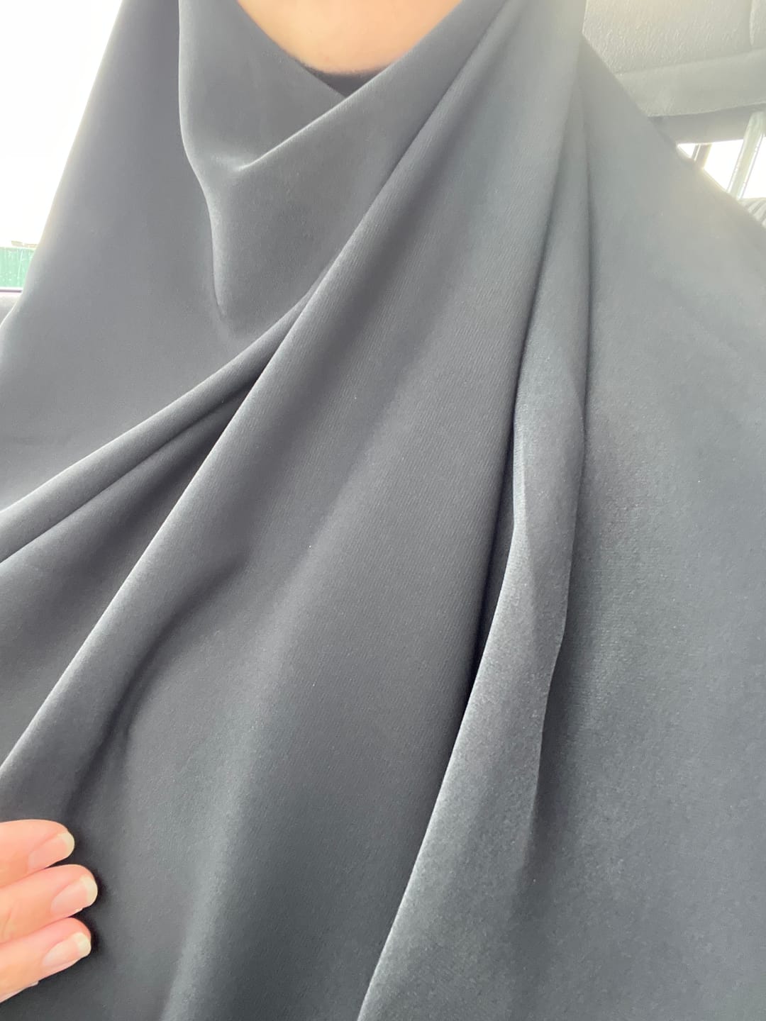 Customer photo review of Black Khimar