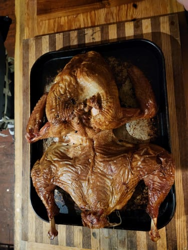 Customer photo review of Cajun Turkey Brine + Cajun Chicken Injection Bundle