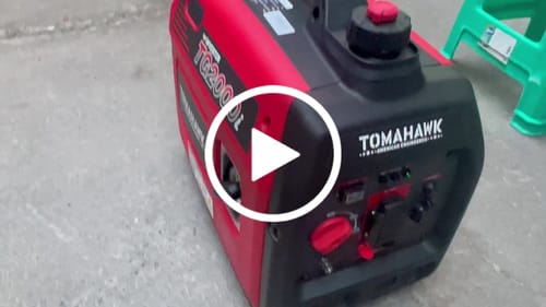 Customer video review of Generador 2Kw Inverter Tomahawk Power TG2000iBF