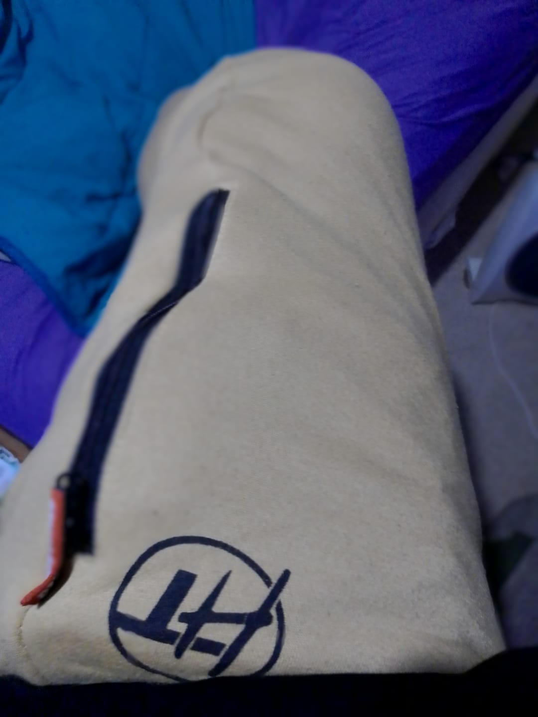 Customer photo review of Mens Power Over Track Pants - Tan