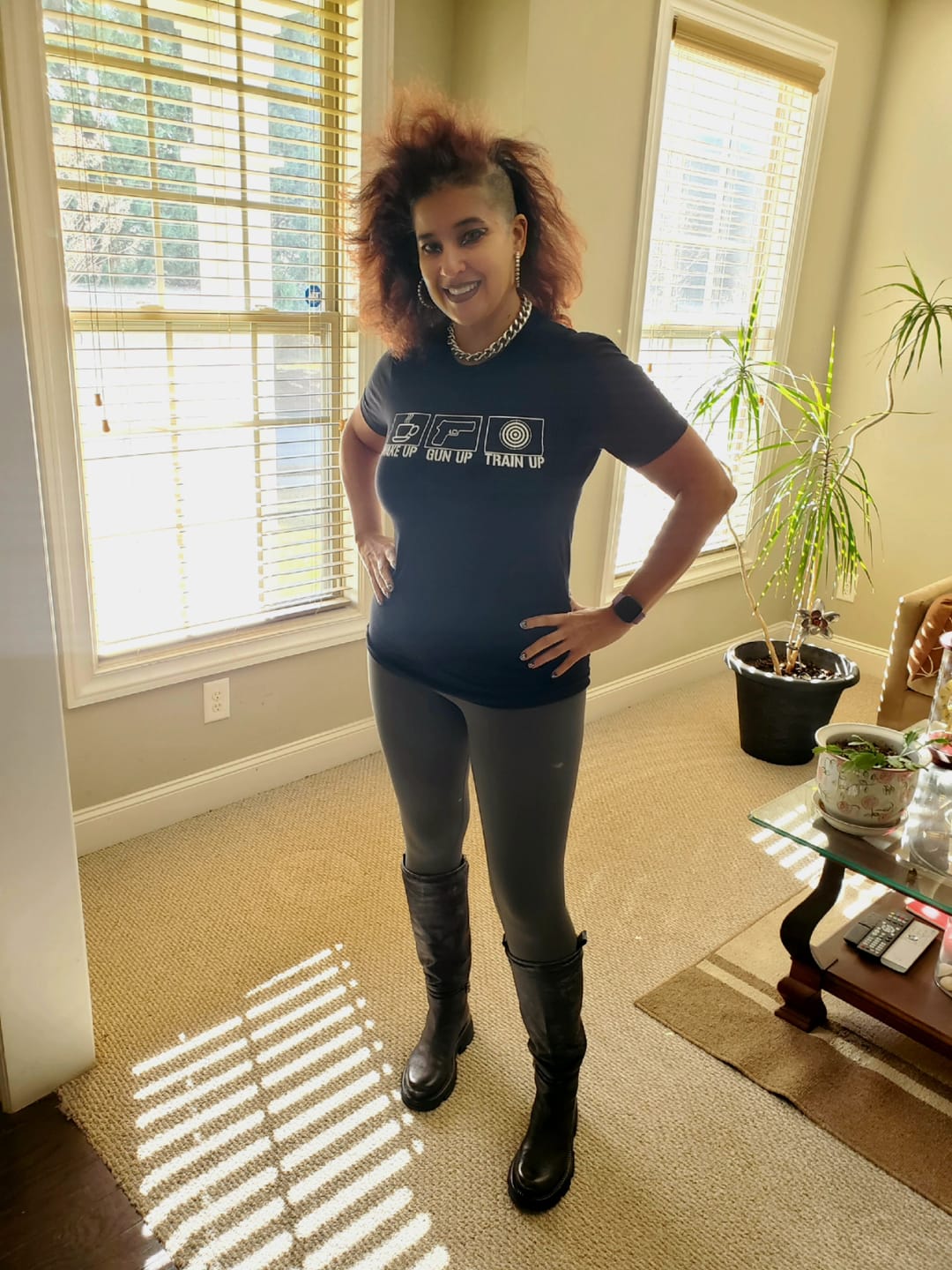 Customer photo review of NKD Leggings | Ivy