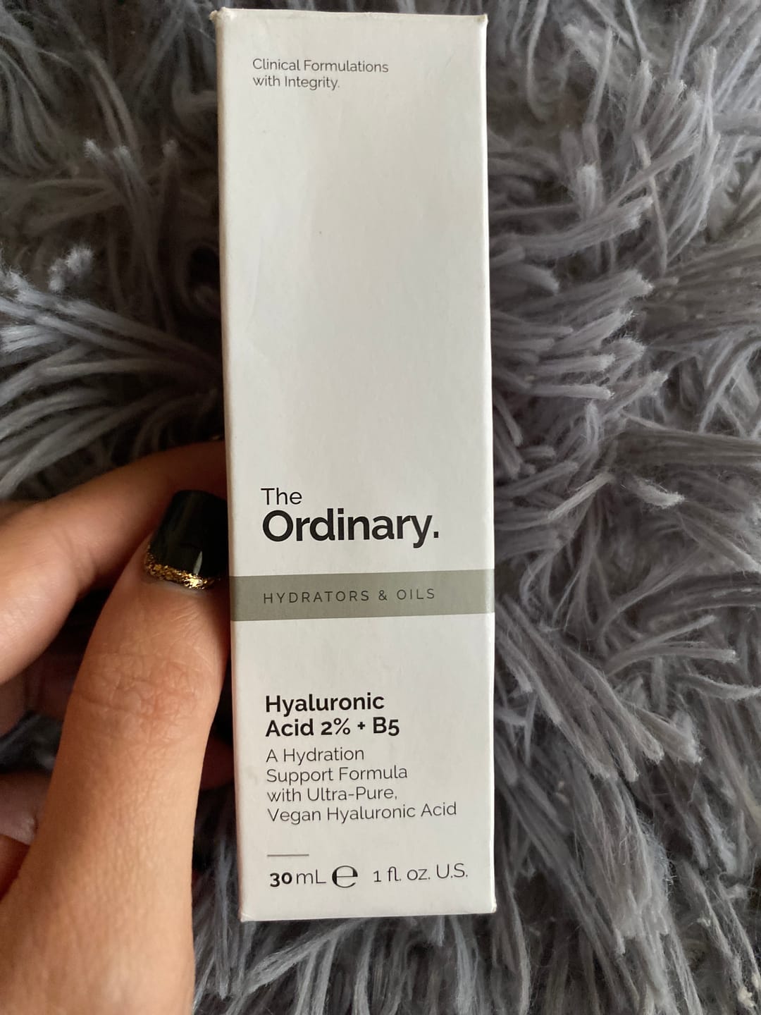 Customer photo review of Hyaluronic Acid 2% + B5 Hydrating Serum