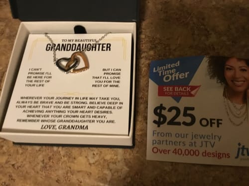 Customer photo review of [ALMOST SOLD OUT] To My Granddaughter - Love Grandma - Beautiful Gift Set - SS117GM