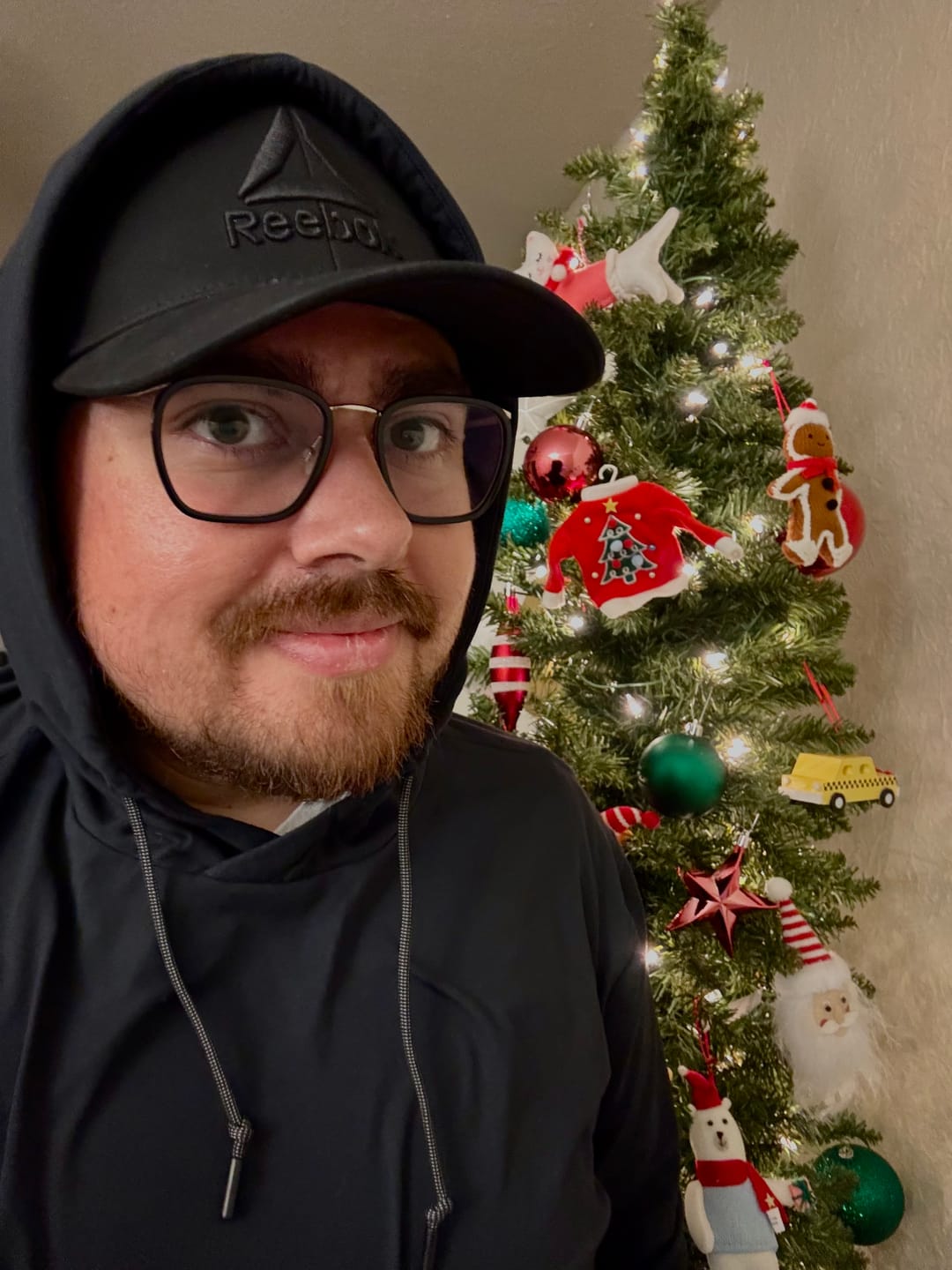 Customer photo review of Galaxy Black – Performance Hoodie