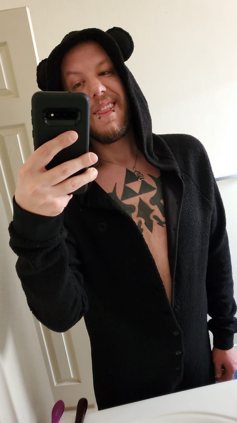 Customer photo review of The KOZY Bear Union Suit // BLACK BEAR