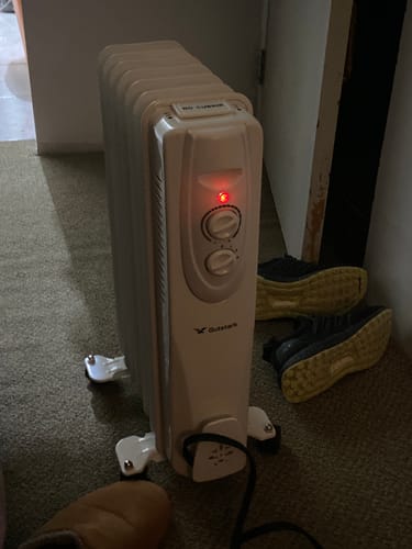 Customer photo review of Calentador de Aceite 3 Niveles para Ambiente