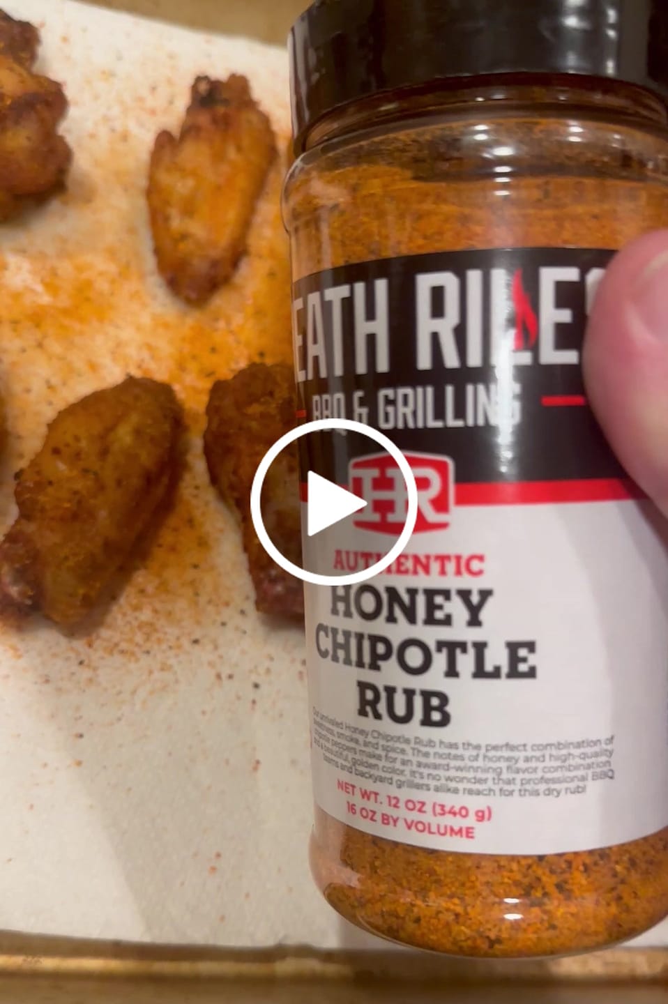 Customer video review of Honey Chipotle Rub Shaker