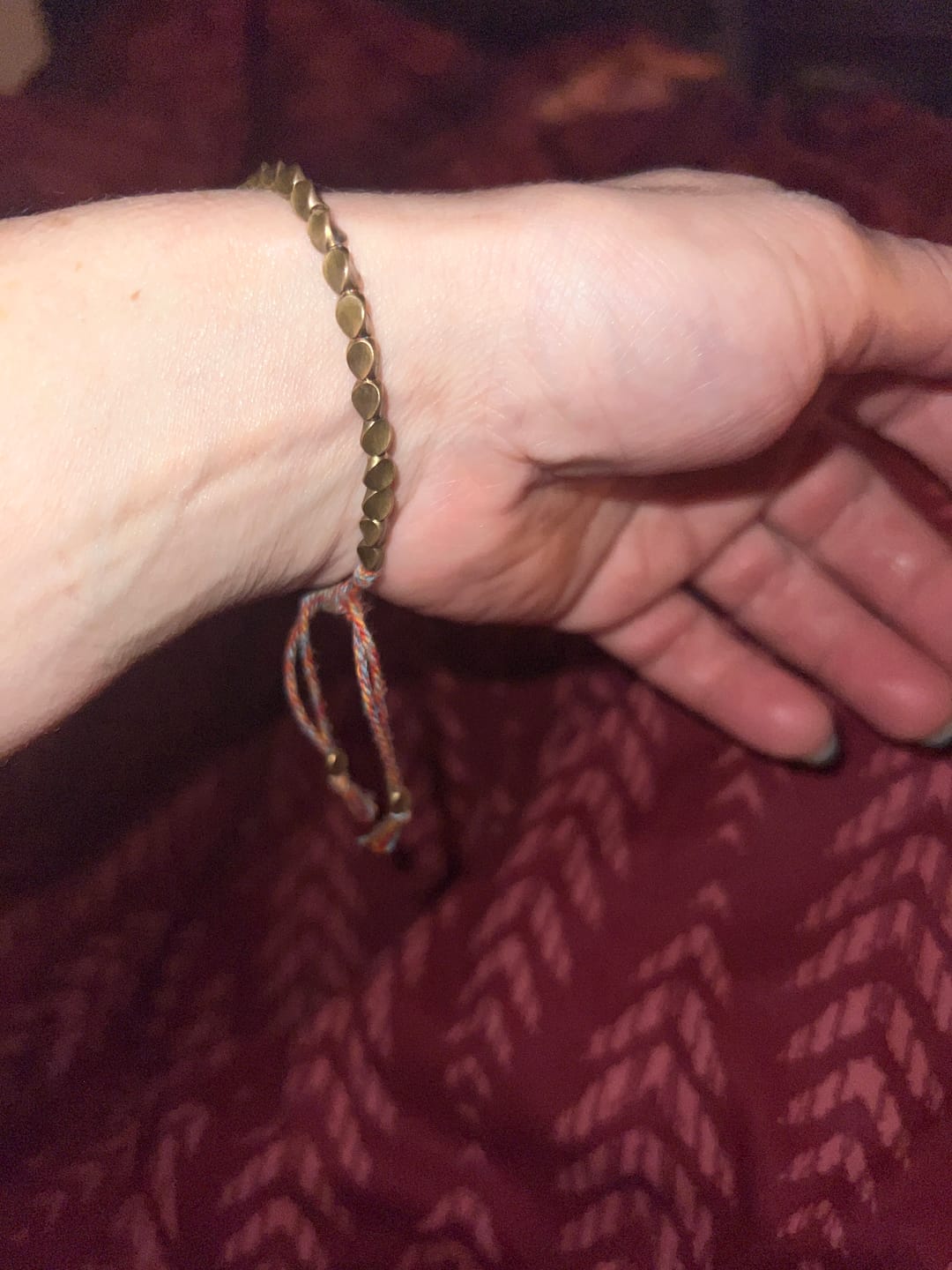Customer photo review of Edles Tibetisches Glücksarmband
