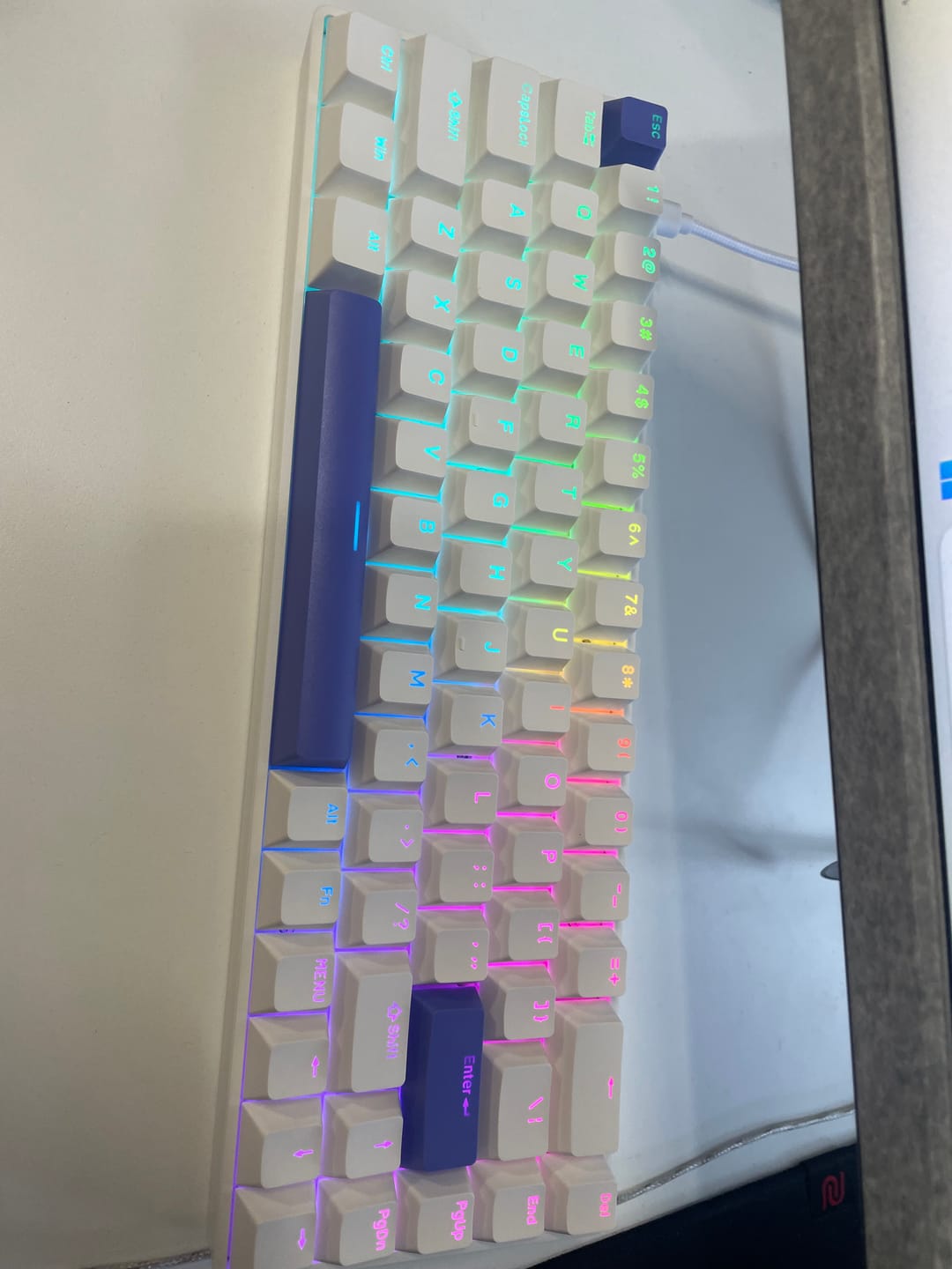 Customer photo review of DrunkDeer G65 - Wired Actuation-Distance-Adjustable Magnetic Switch Gaming Keyboard