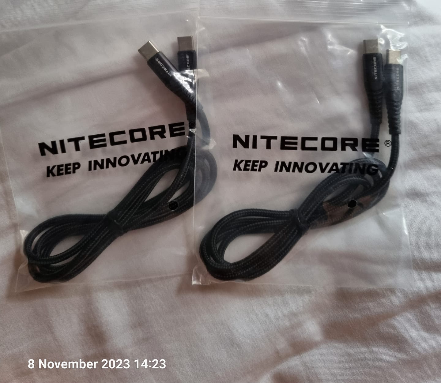 Customer photo review of Nitecore 60W USB-C to USB-C Charging Cable