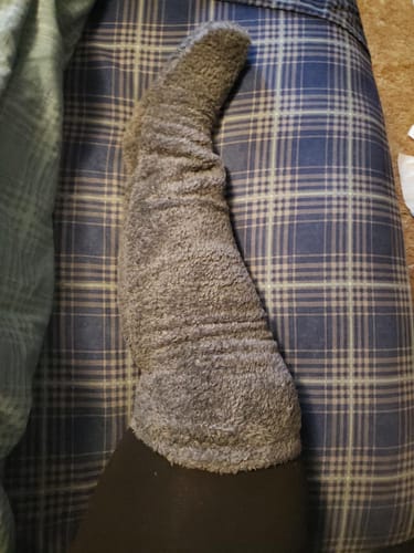 Customer photo review of BearSnugs Cozy Socks