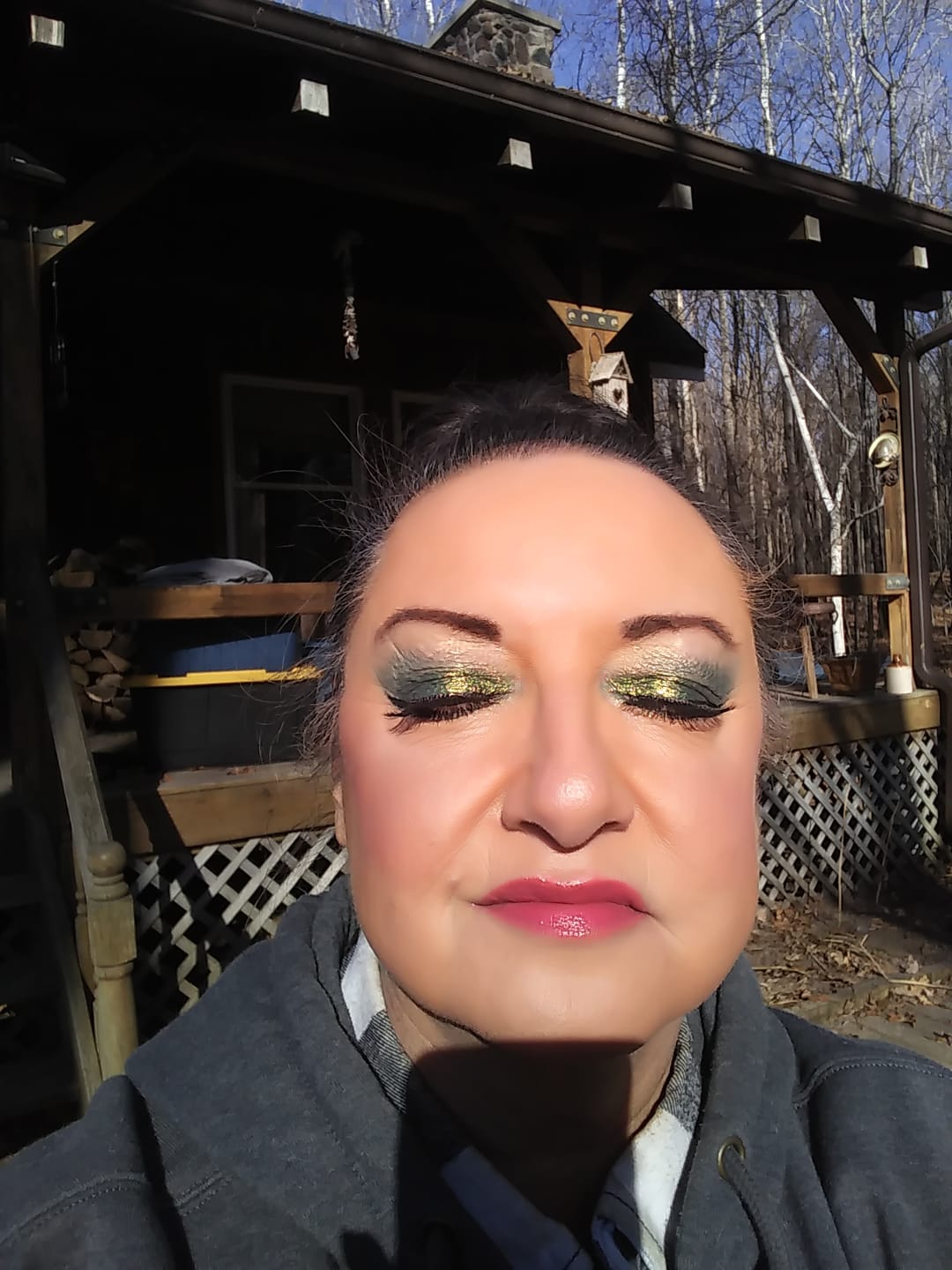 Customer photo review of Multichrome Special effect eyeshadow - Medusa