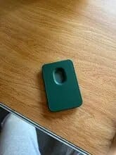 Customer photo review of Magsafe Magnetic Leather Wallet