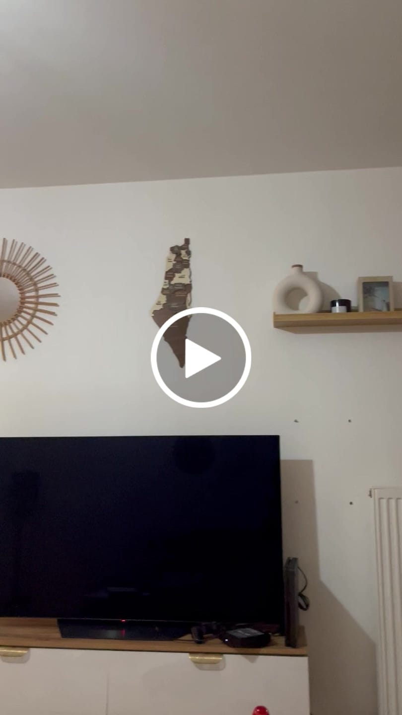 Customer video review of Palestine Wall Map - Wooden Palestine Wall Art