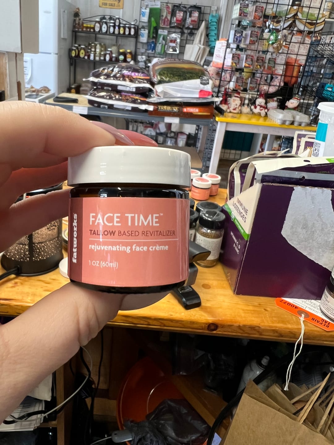 Customer photo review of Face Time-Tallow Based Face Crème